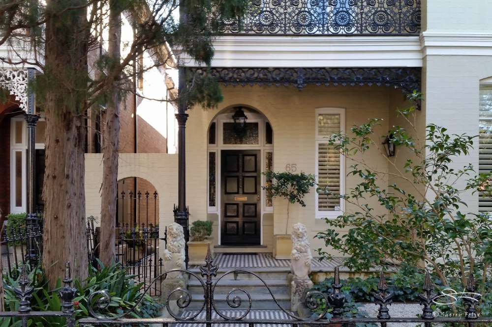 House with Wrought Iron, August 14, 2015