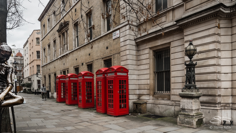 Red Phone Booths, Broad Court, London 12/26/2015