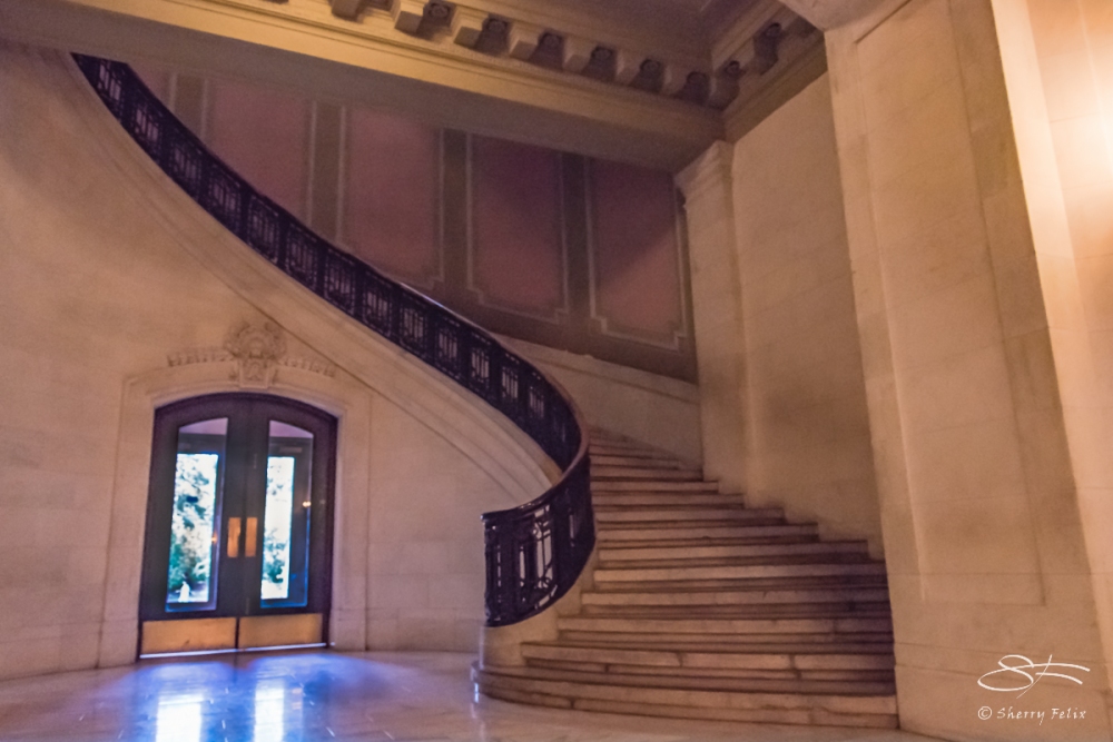 Stairs at south entry in NMAI 8/28/2016